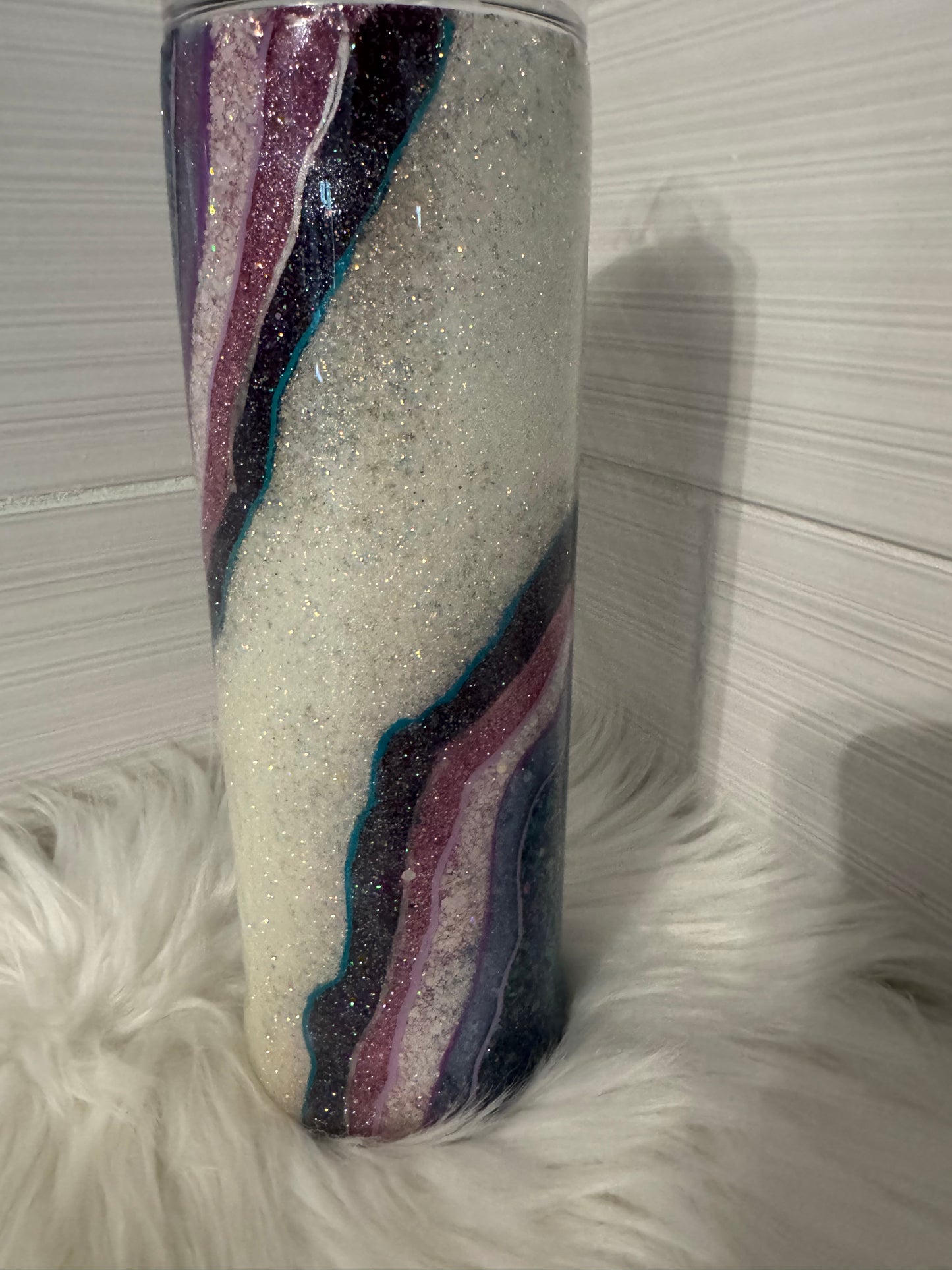 30 oz Purple Geode Tumbler