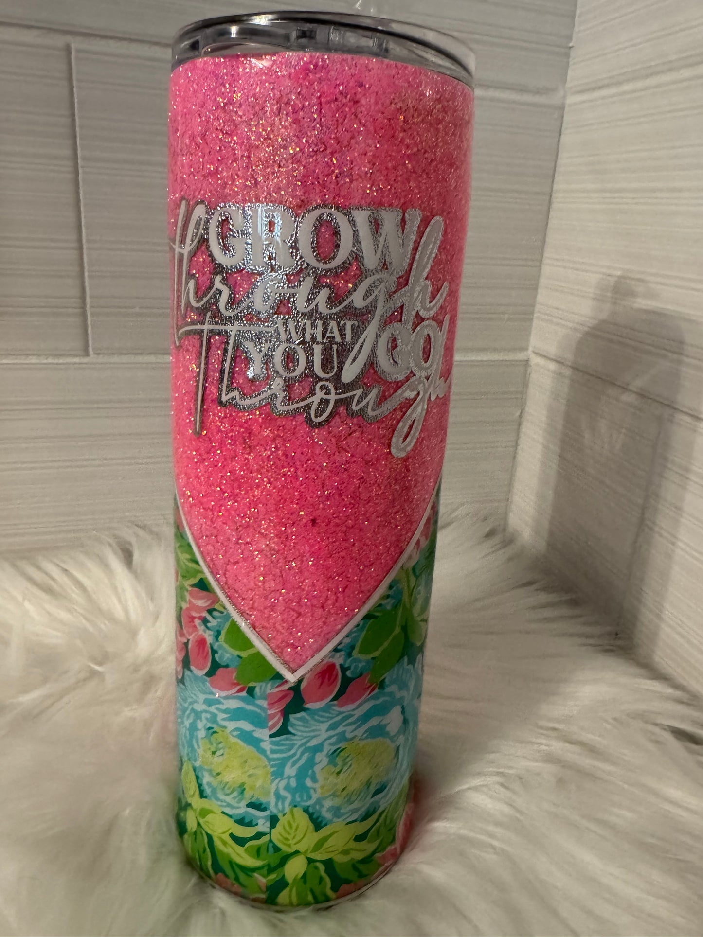 30 oz Floral Tumbler
