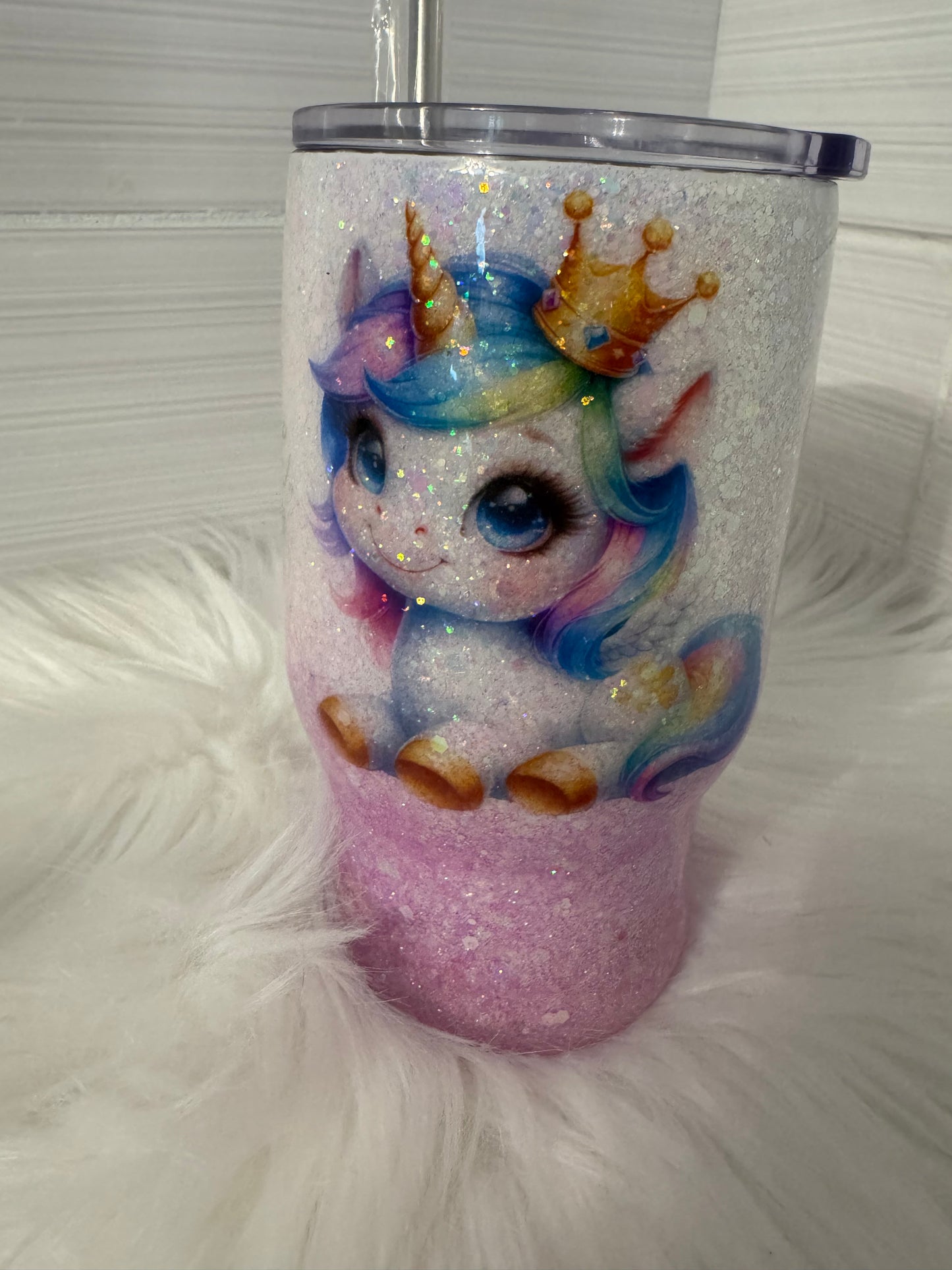 18 oz Unicorn Tumbler