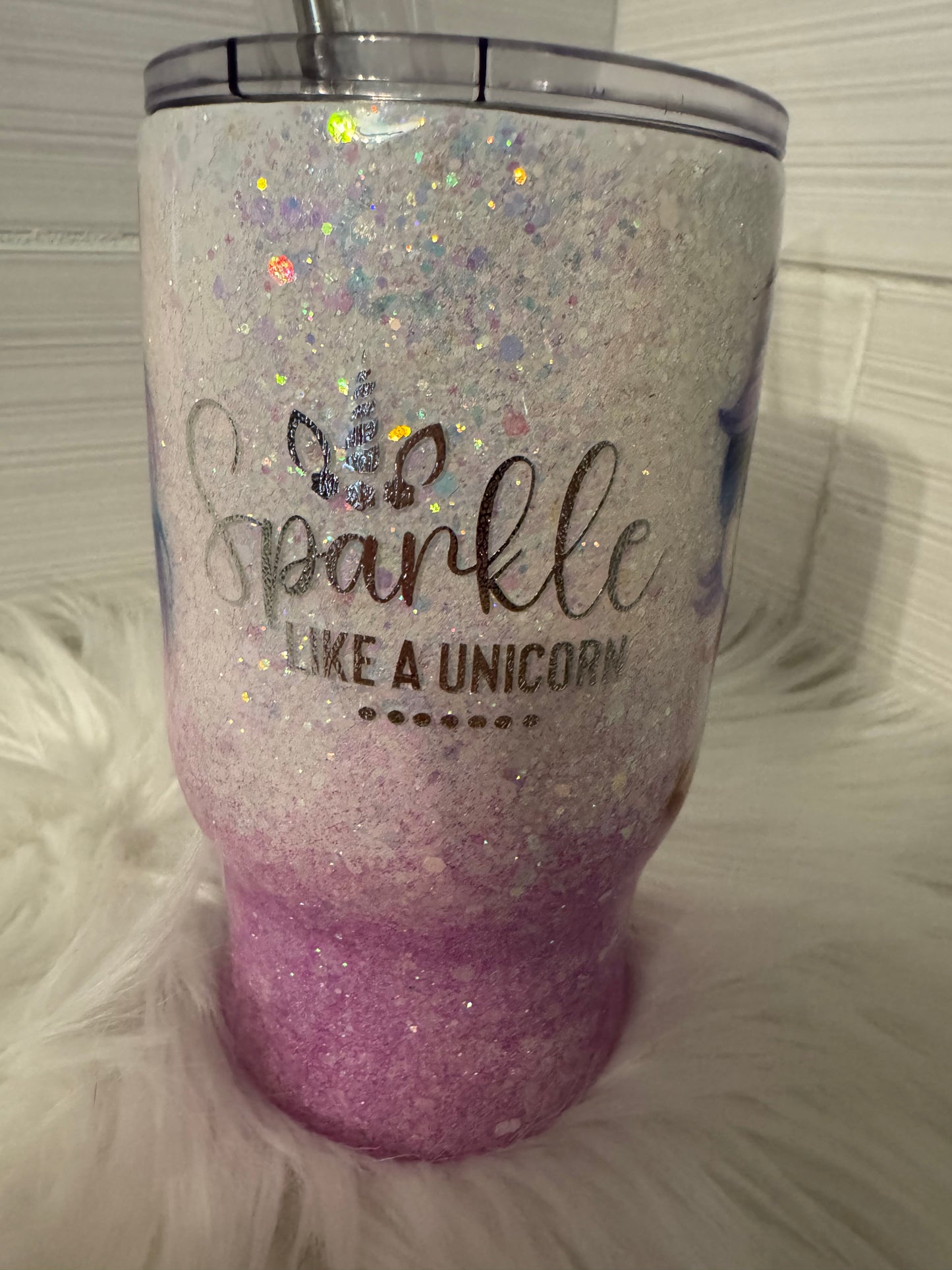 18 oz Unicorn Tumbler