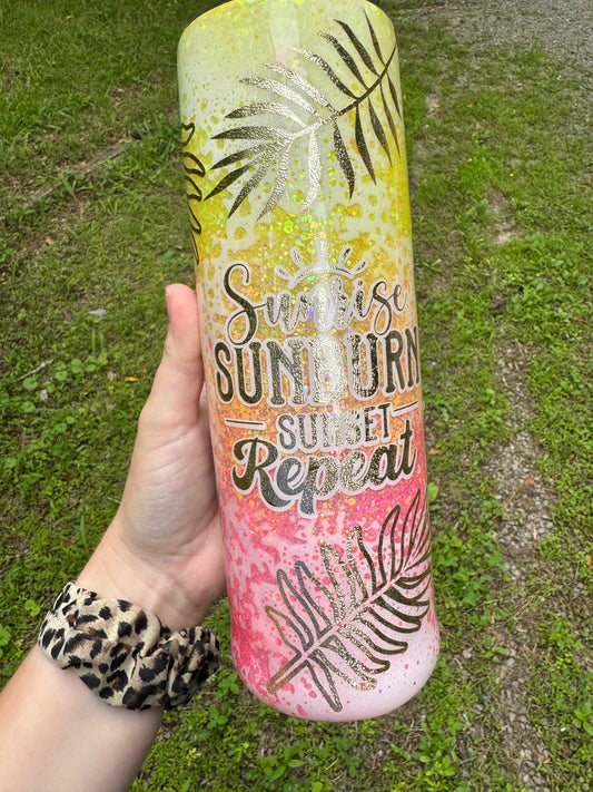 30 oz Sunset Tumbler