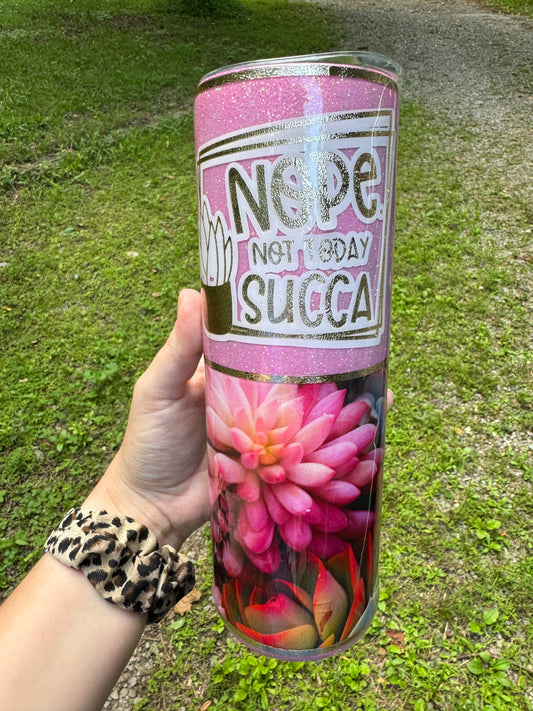 30 oz Succulent Tumbler