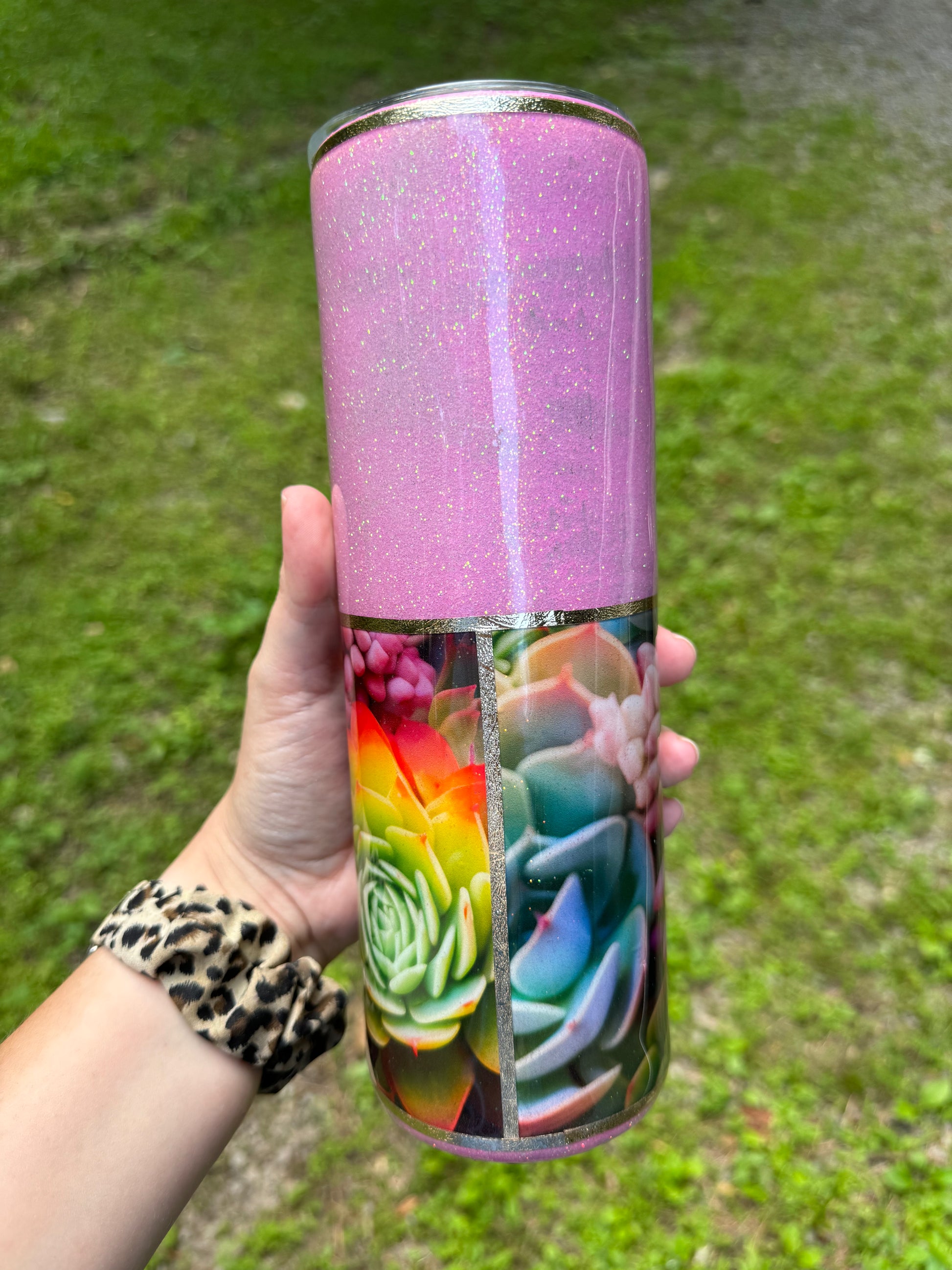 succulent tumbler 30 oz Succulent Tumbler