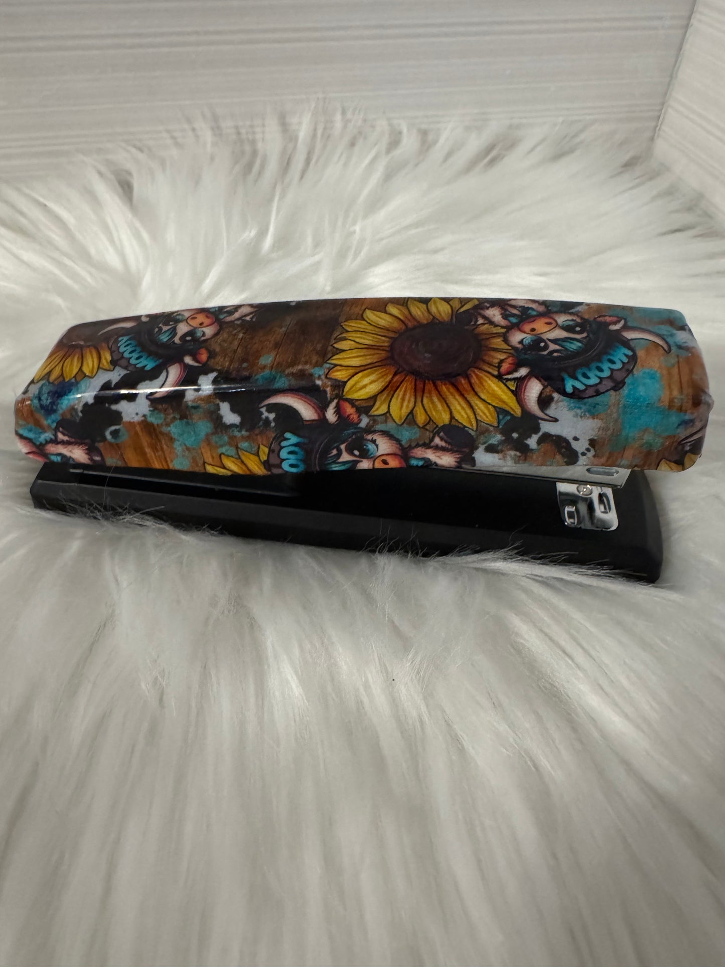 Cow and Sunflower Stapler